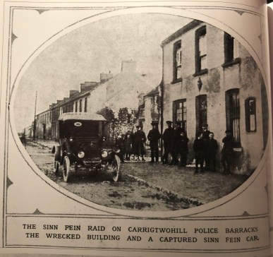 Sinn Fein raid on Carrigtwohill police barracks